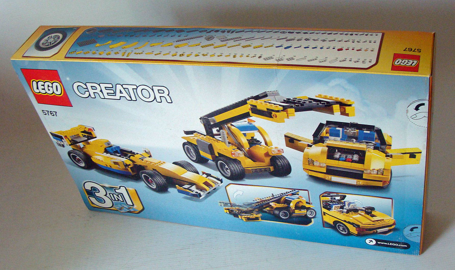 Lego® Creator 5767 - Gelbes Cabrio 621 Teile 8-12 Jahren Neu/New | eBay