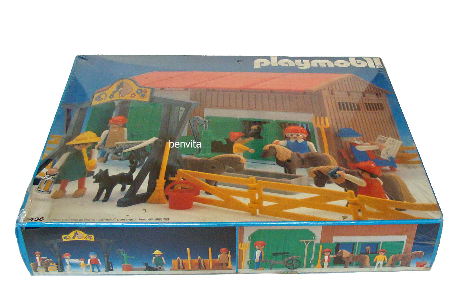 PLAYMOBIL PONEY ET chien : Ferme centre équestre Poneys ~ 3436 EUR 4,50 - FR